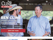 Tablet Screenshot of bencline.com